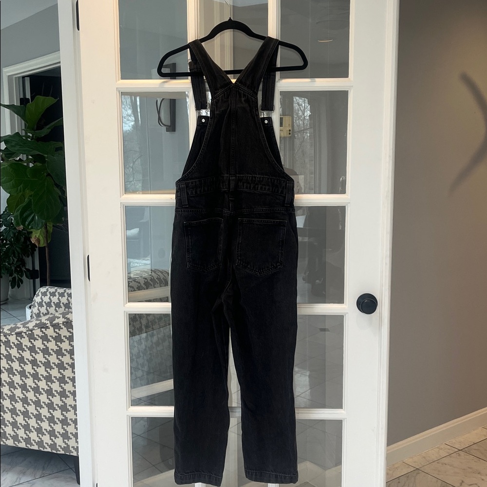 Madewell Black Straight Overalls Size S EUC - Picture 6 of 7